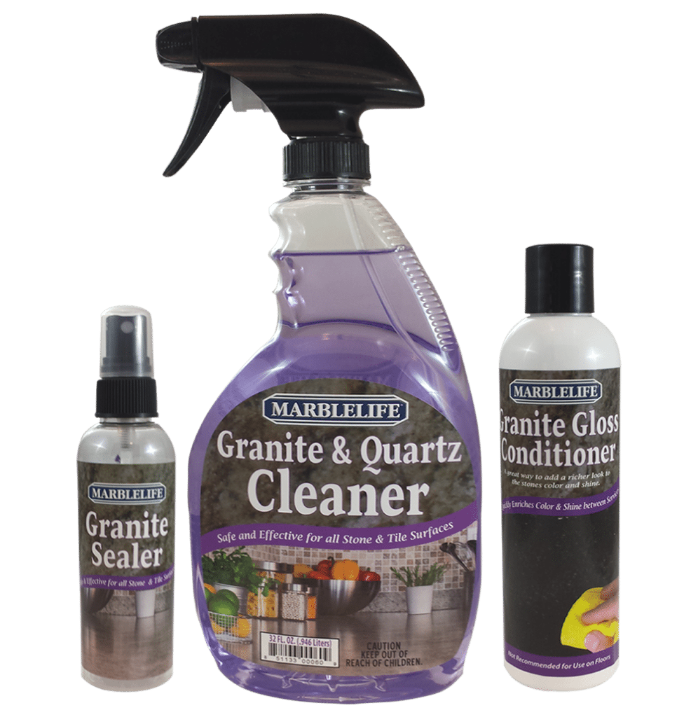 Granite Countertop Seal, Clean and Care Kit by MarblelifeMarblelife