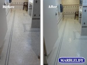 Bathroom Tile Restoration Before & After