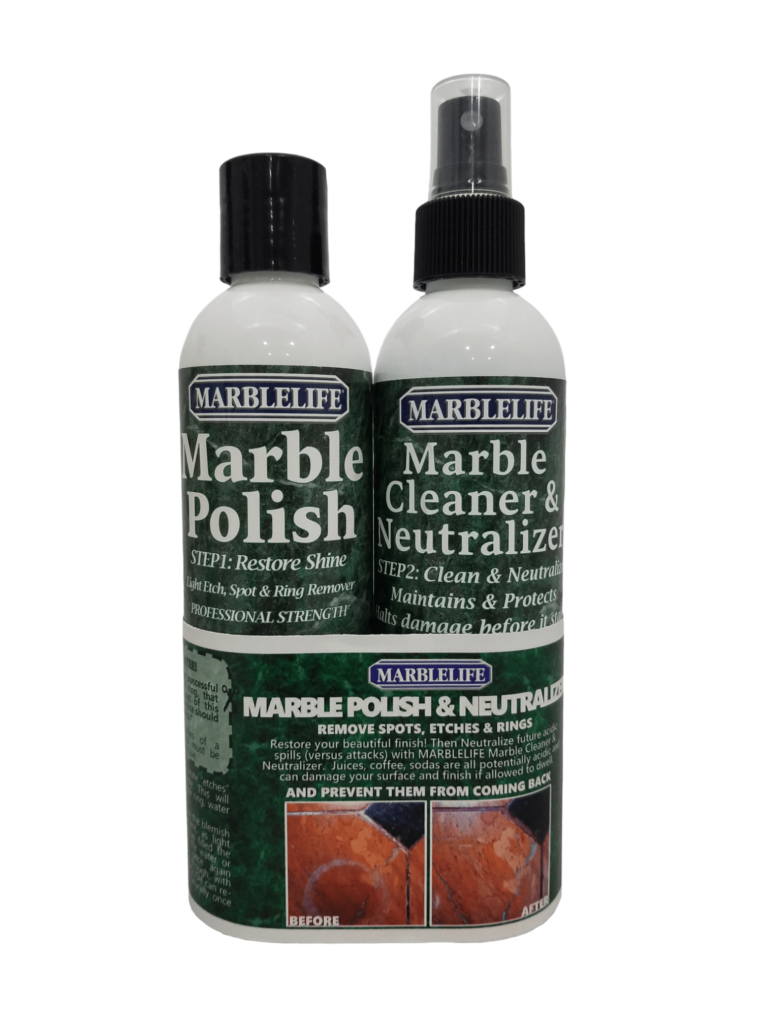 MARBLELIFE® Marble Polish & Neutralizer Set